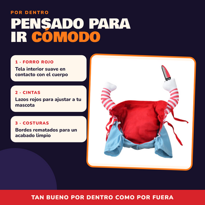 Disfraz de miedo para perros y gatos
