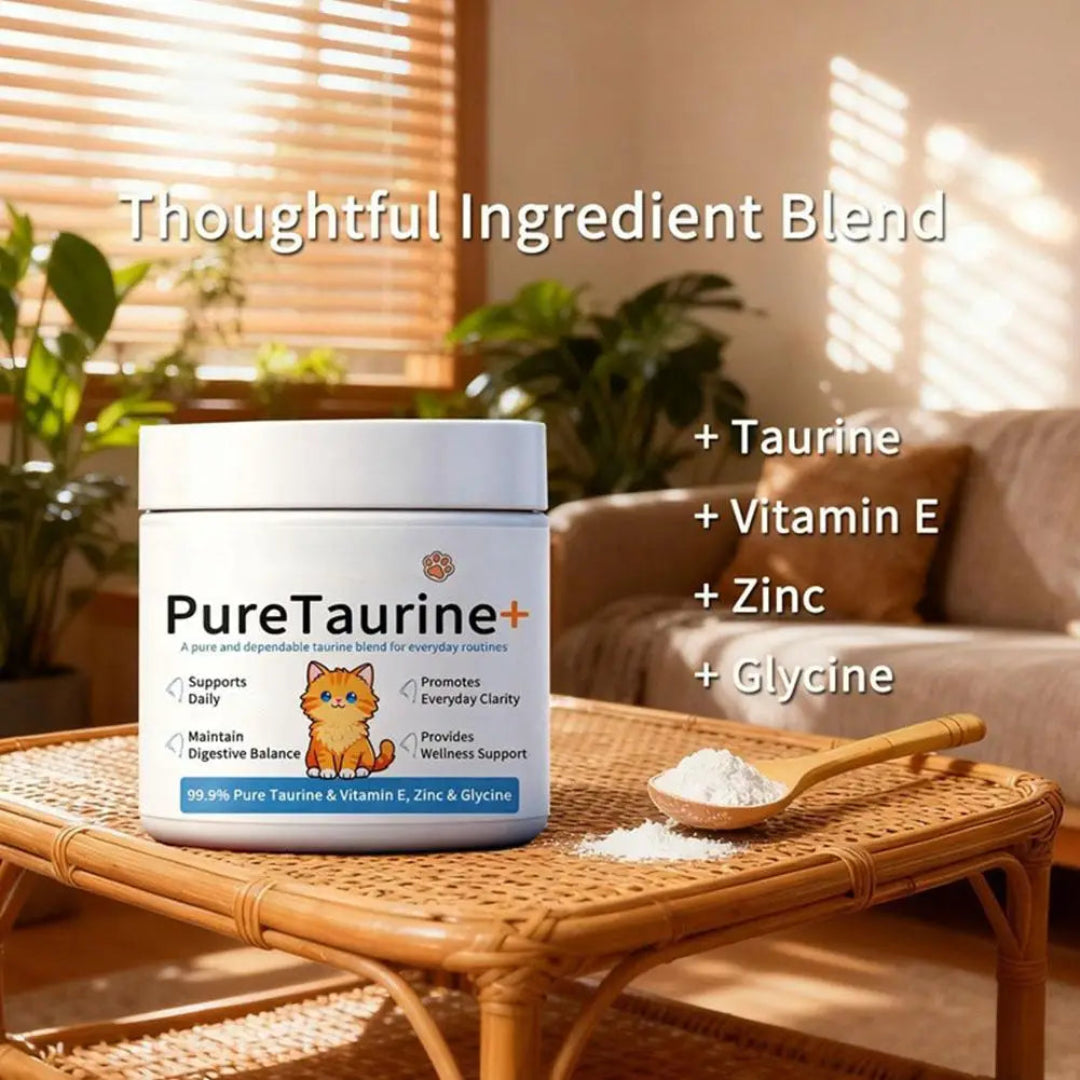 Suplemento Taurina para Gatos — Segura, Soluble, Sin Sabor