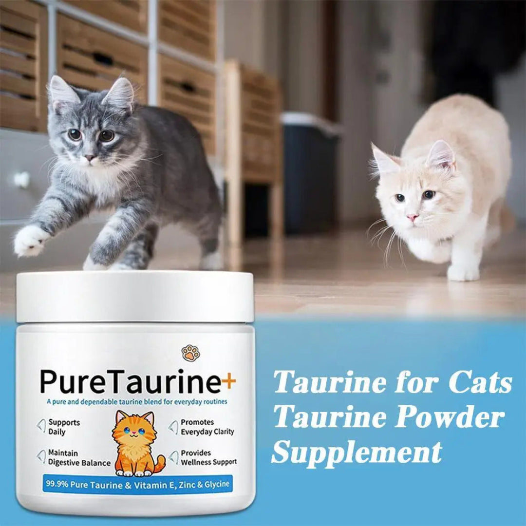 Suplemento Taurina para Gatos — Segura, Soluble, Sin Sabor