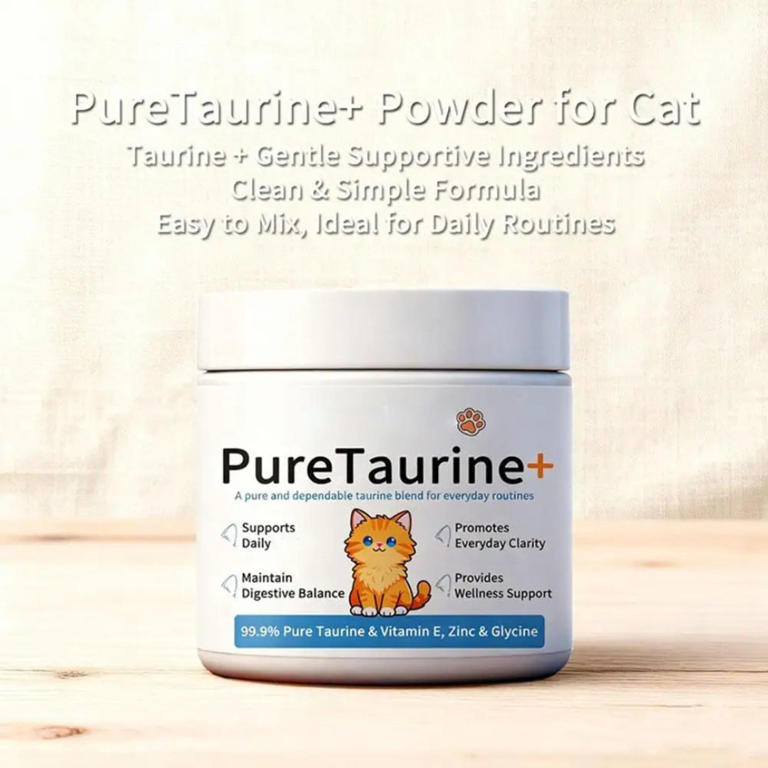 Suplemento Taurina para Gatos — Segura, Soluble, Sin Sabor