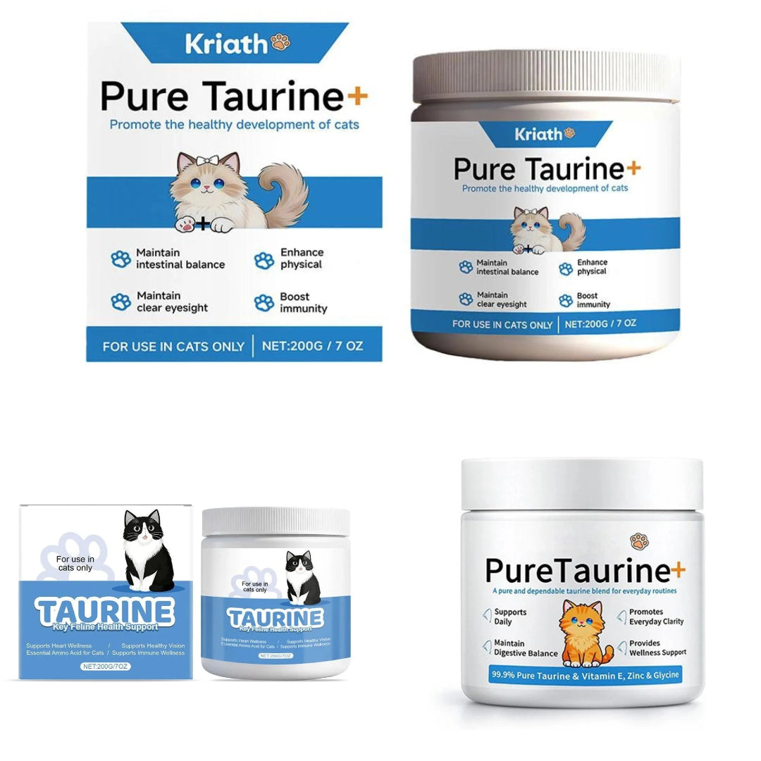 Suplemento Taurina para Gatos — Segura, Soluble, Sin Sabor